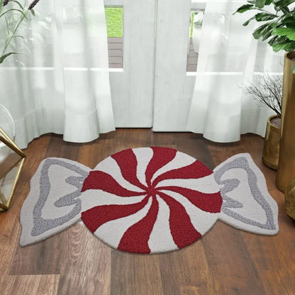 Hooked Accent Rug, 22” x 38”