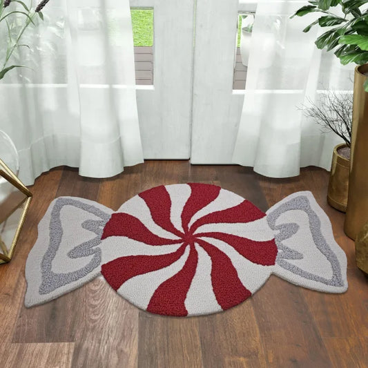 Hooked Accent Rug, 22” x 38”