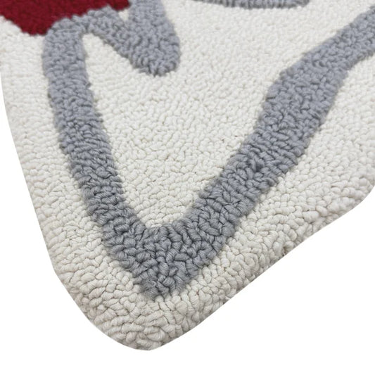 Hooked Accent Rug, 22” x 38”