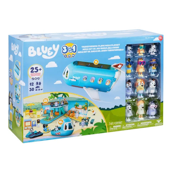3 in 1 Transforming Plane Mega Playset