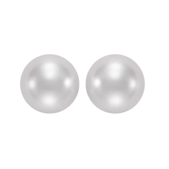 Freshwater Cultured 9-10mm Pearl 14kt Yellow Gold Stud Earrings