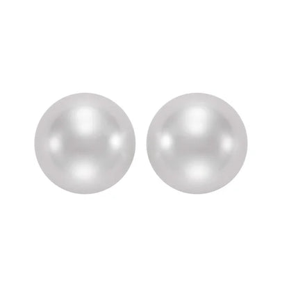 Freshwater Cultured 9-10mm Pearl 14kt Yellow Gold Stud Earrings