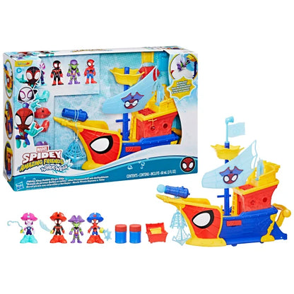 Spidey and Friends Water-Webs Webs Ahoy Bubble Pirate Ship