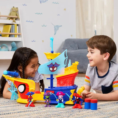 Spidey and Friends Water-Webs Webs Ahoy Bubble Pirate Ship