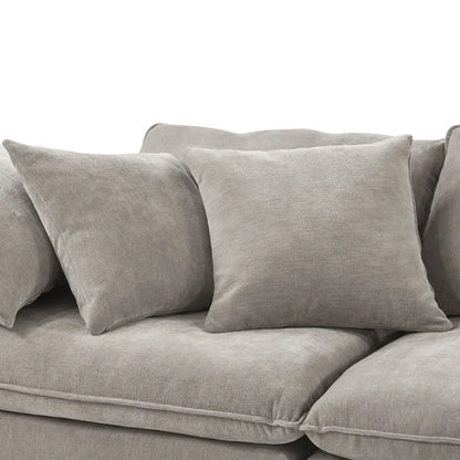 Sereen 6-piece Fabric Modular Sectional, Taupe