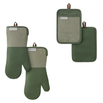 Kitchen Mitt Set, 4-pack