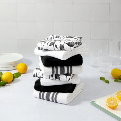 Terry Kitchen Towels, 8-pack