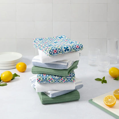 Terry Kitchen Towels, 8-pack