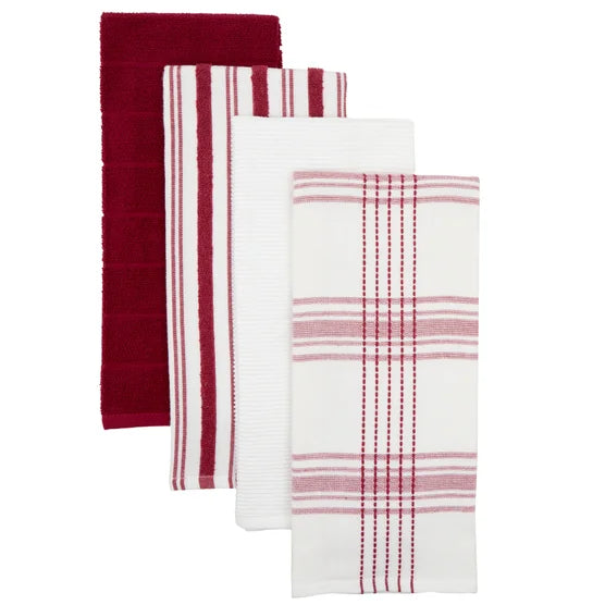 Terry Kitchen Towels, 8-pack