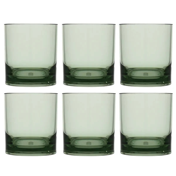 Fortessa Urbo Double Old Fashioned Drinking Glasses, Set of 6, 14 oz.