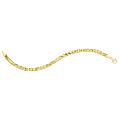14kt Yellow Gold Mesh Link Bracelet