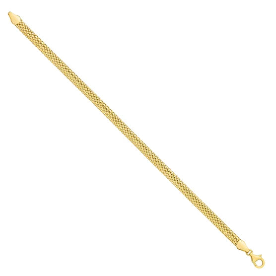 14kt Yellow Gold Mesh Link Bracelet