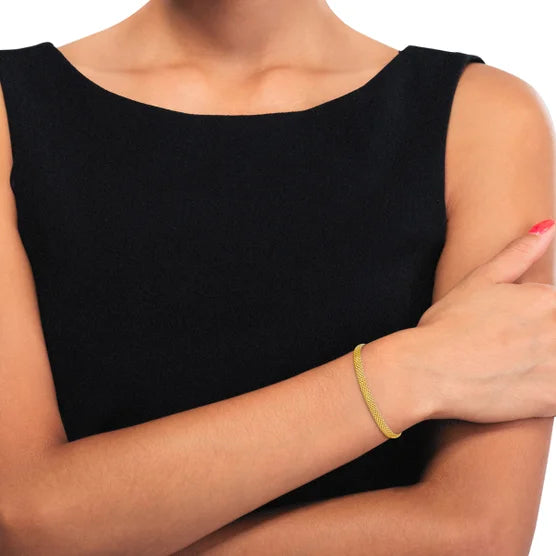 14kt Yellow Gold Mesh Link Bracelet