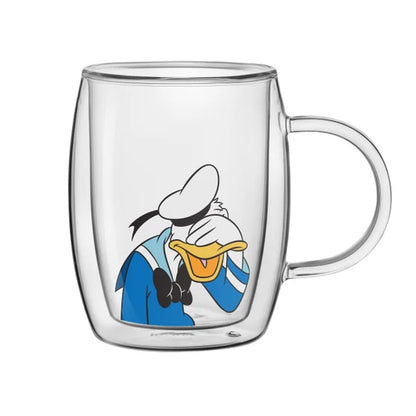 Disney Peek-a-Boo 13.5 oz Double Wall Glass Mug