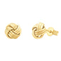 14kt Yellow Gold Love Knot Earrings