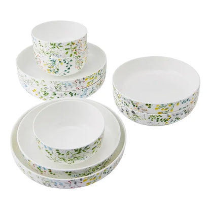 Tivoli Garden Bone China 9-piece Bowl Set