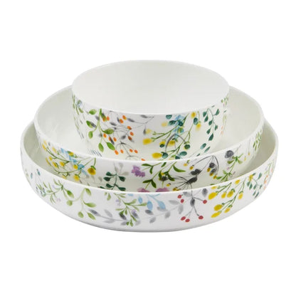 Tivoli Garden Bone China 9-piece Bowl Set