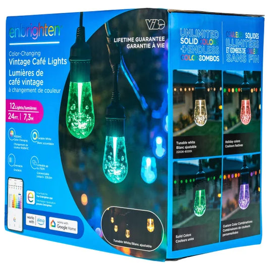 Vibe Wi-Fi Color Changing Vintage String Lights