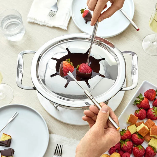 All-Clad 13-piece Stainless Steel Fondue Set