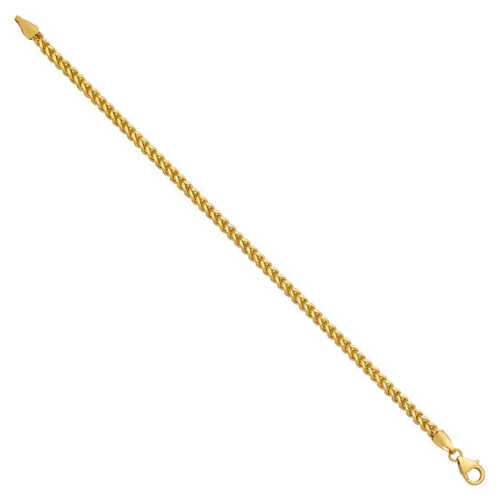 14kt Yellow Gold Franco Bracelet