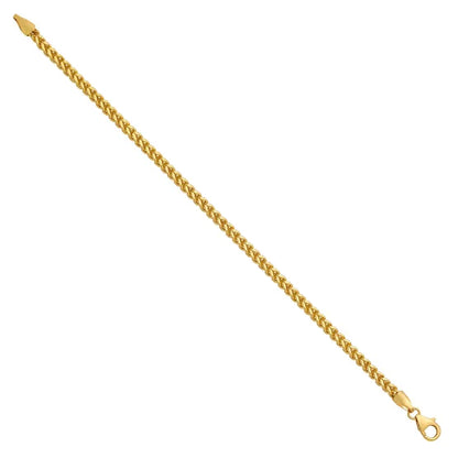 14kt Yellow Gold Franco Bracelet