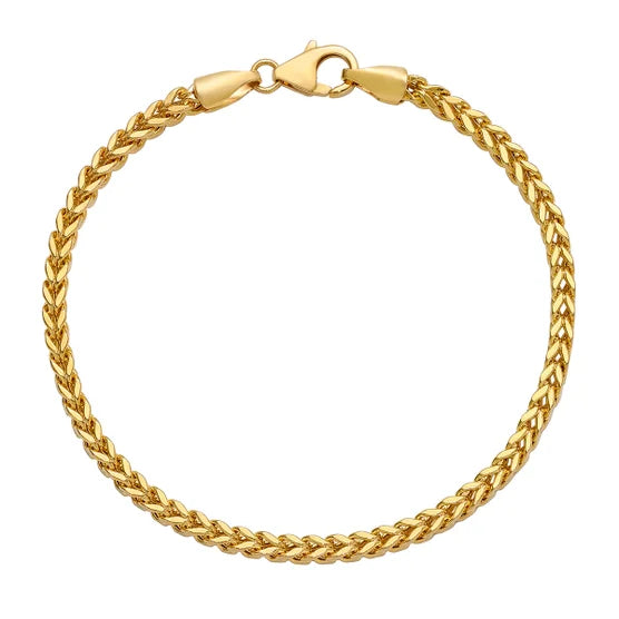 14kt Yellow Gold Franco Bracelet