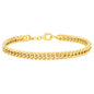 14kt Yellow Gold Double Curb Bracelet