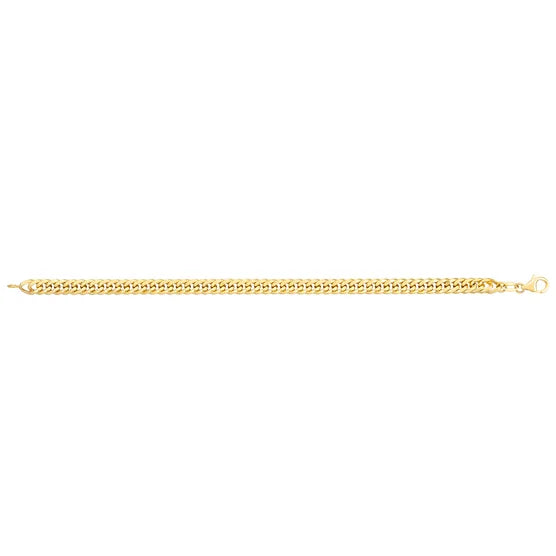 14kt Yellow Gold Double Curb Bracelet
