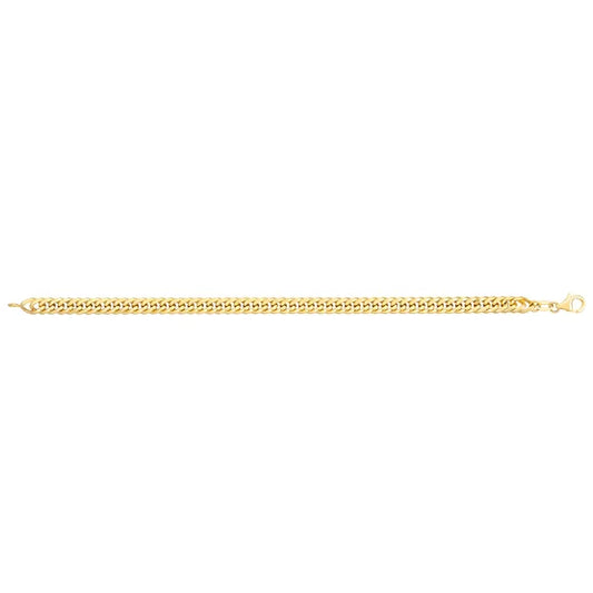 14kt Yellow Gold Double Curb Bracelet