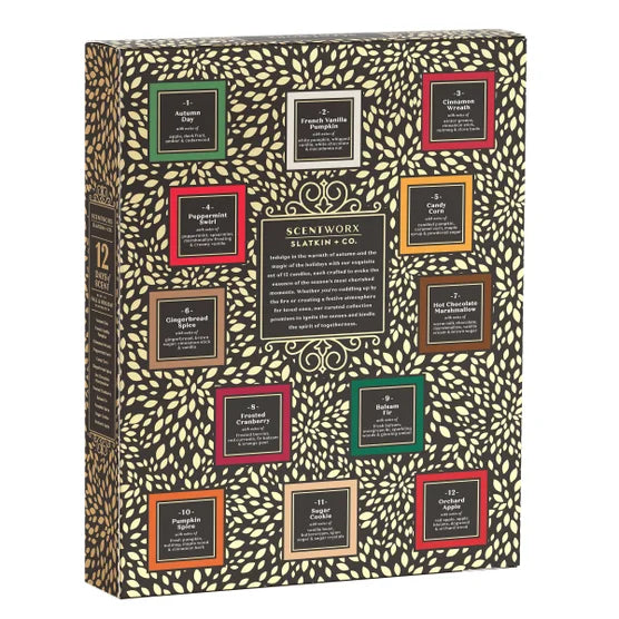 Scentworx Holiday 12 Days of Scent Advent Candle Calendar