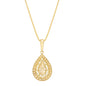 14kt Yellow Gold Pear Drop Pendant