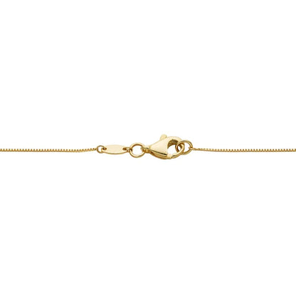 14kt Yellow Gold Puffed Heart Necklace