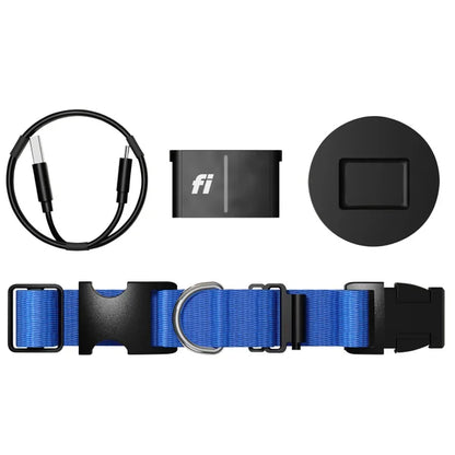 Fi Series 3+ Smart Dog Collar - GPS Tracker and Activity & Health Monitor, 14-Month Subscription