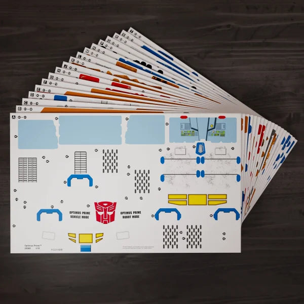 4D Build: Transformers Optimus Prime & Truck 3D Model Kit Puzzle