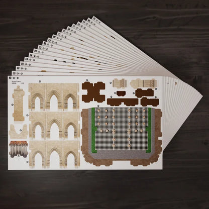 4D Build Notre Dame 3D Model Kit Puzzle with LED Lights