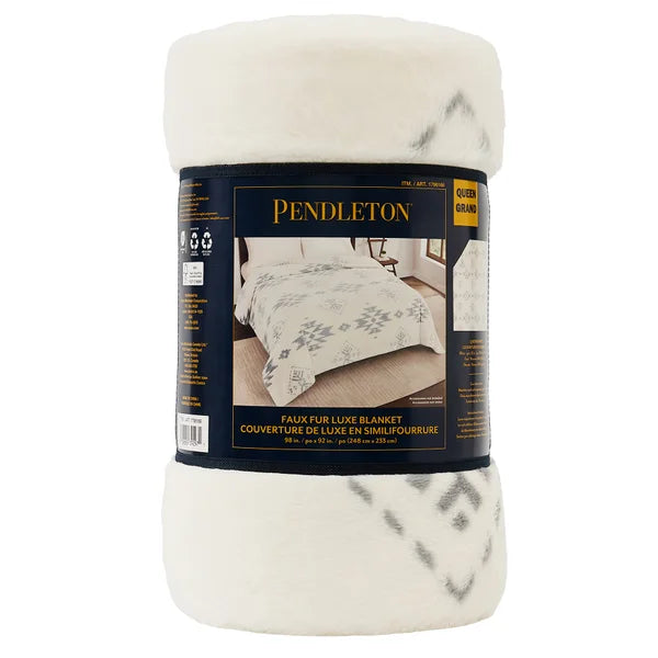 Pendleton Faux Fur Luxe Blanket