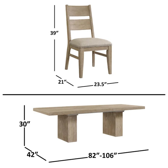 Taylor Dining Table and 6 Chairs