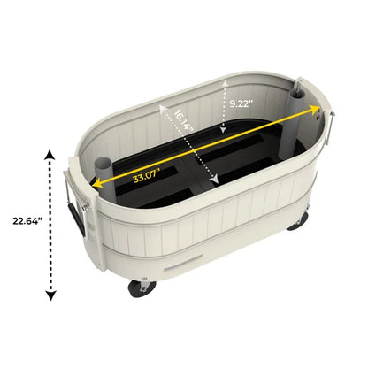 Rolling Self-Watering Garden Bed