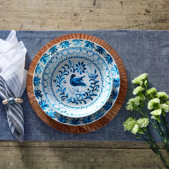 Sicily Blue 12-piece Dinnerware Set