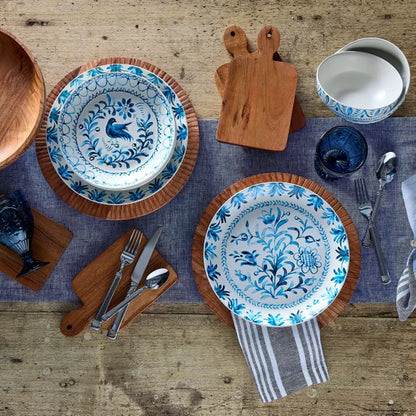 Sicily Blue 12-piece Dinnerware Set