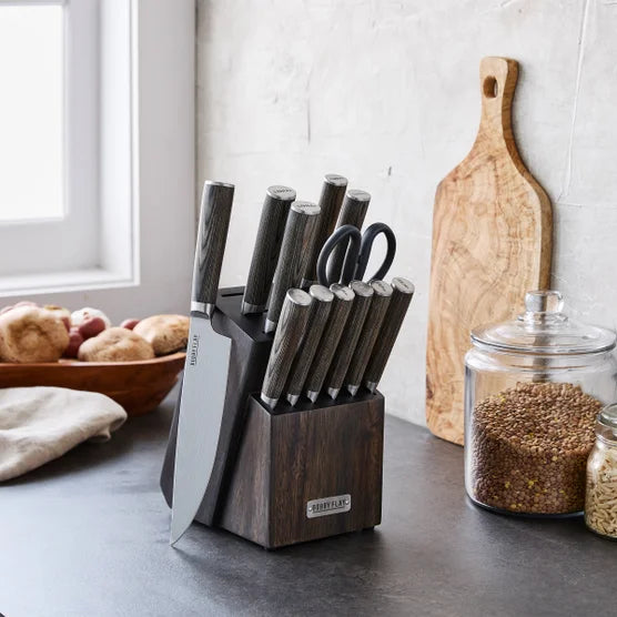 Bobby Flay by GreenPan Stainless Steel 13-piece Knife Block Set