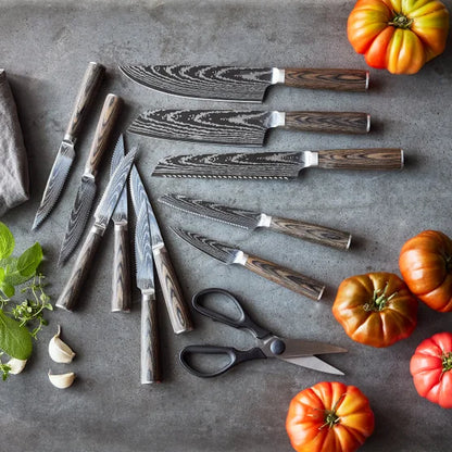 Bobby Flay by GreenPan Stainless Steel 13-piece Knife Block Set