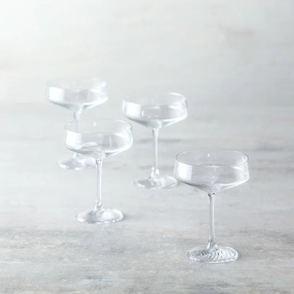 Fortessa Echo Tritan Coupe Cocktail Glasses 9.4 oz, Set of 4