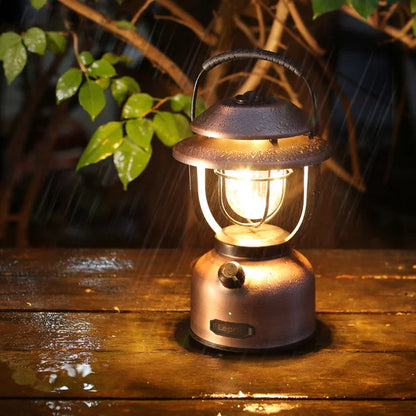LED Rechargeable Metal Lantern