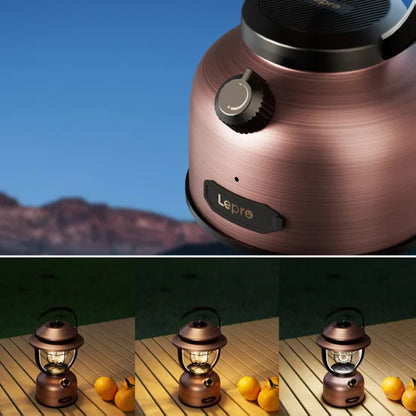 LED Rechargeable Metal Lantern