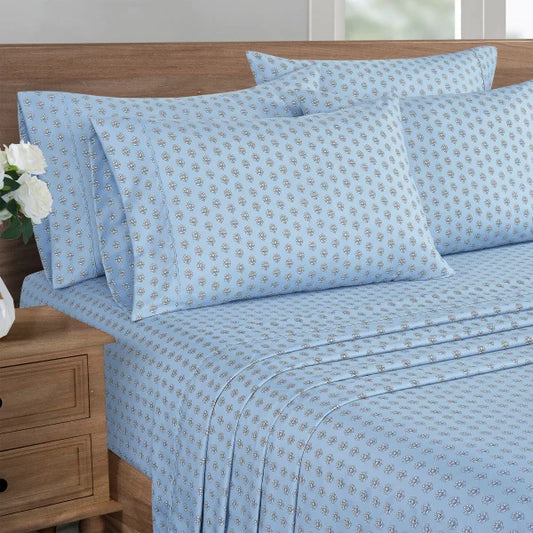 Home Fashions Microfiber 6-piece Sheet Set