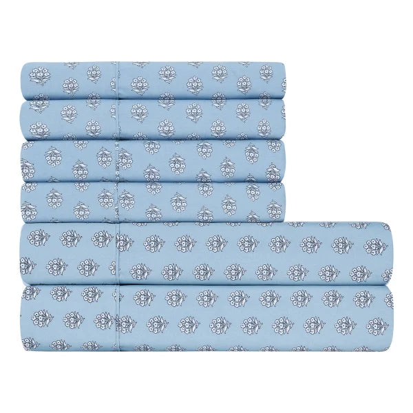Home Fashions Microfiber 6-piece Sheet Set