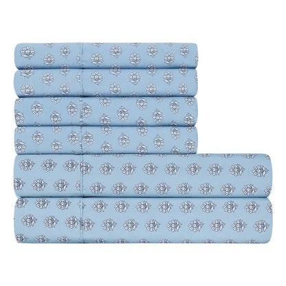 Home Fashions Microfiber 6-piece Sheet Set