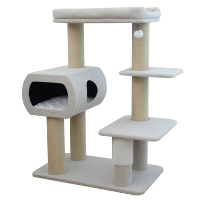 San Marino Maine Coon Cat Tree, With 5 Levels and Condo