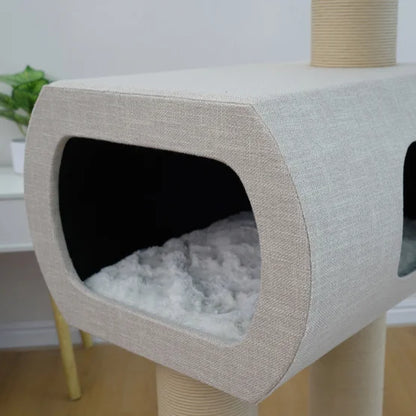 San Marino Maine Coon Cat Tree, With 5 Levels and Condo